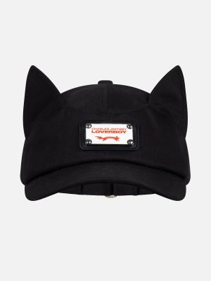 EARS CAP IN BLACK