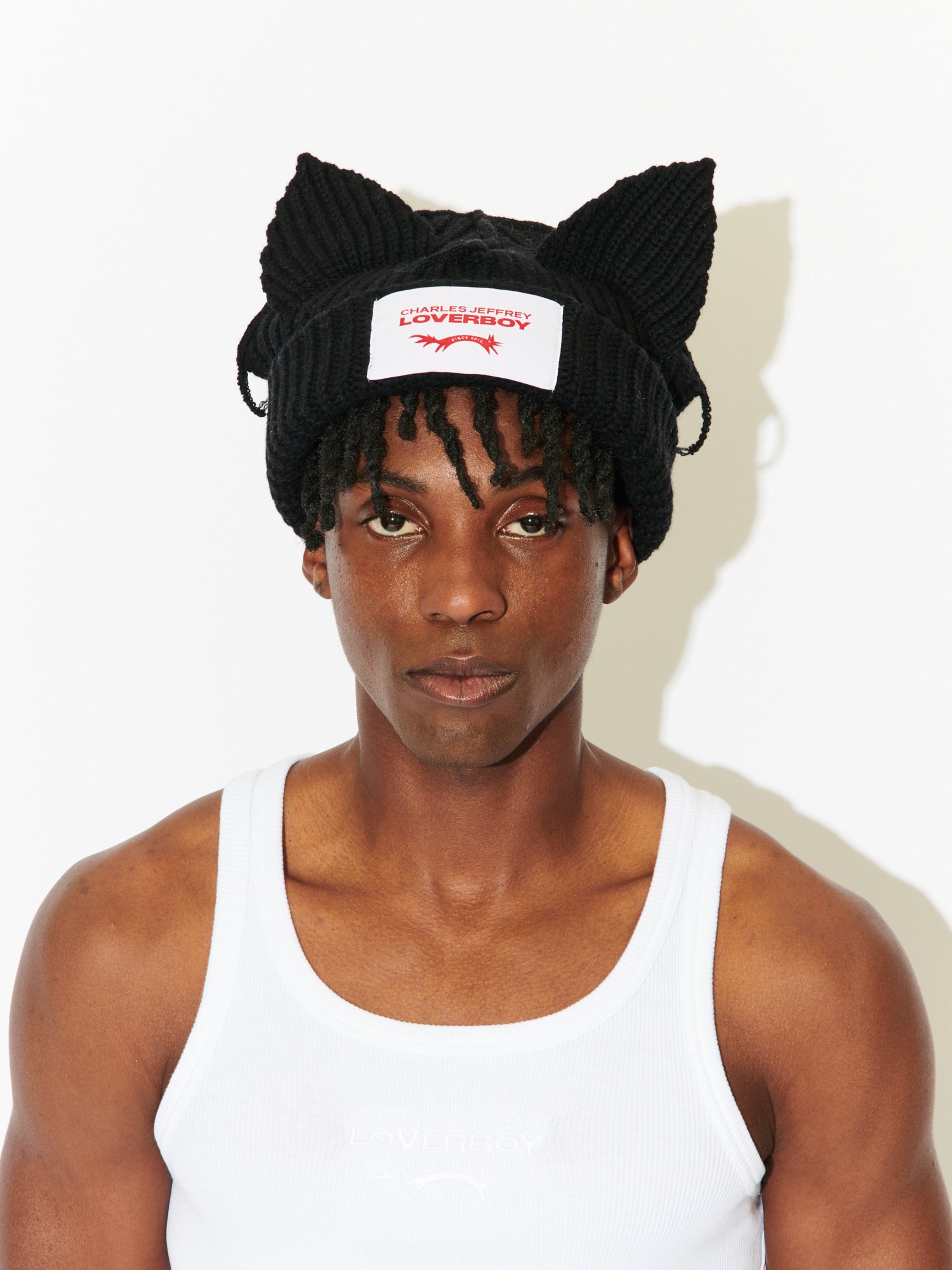 CHUNKY EARS BEANIE IN ECRU - Image 9