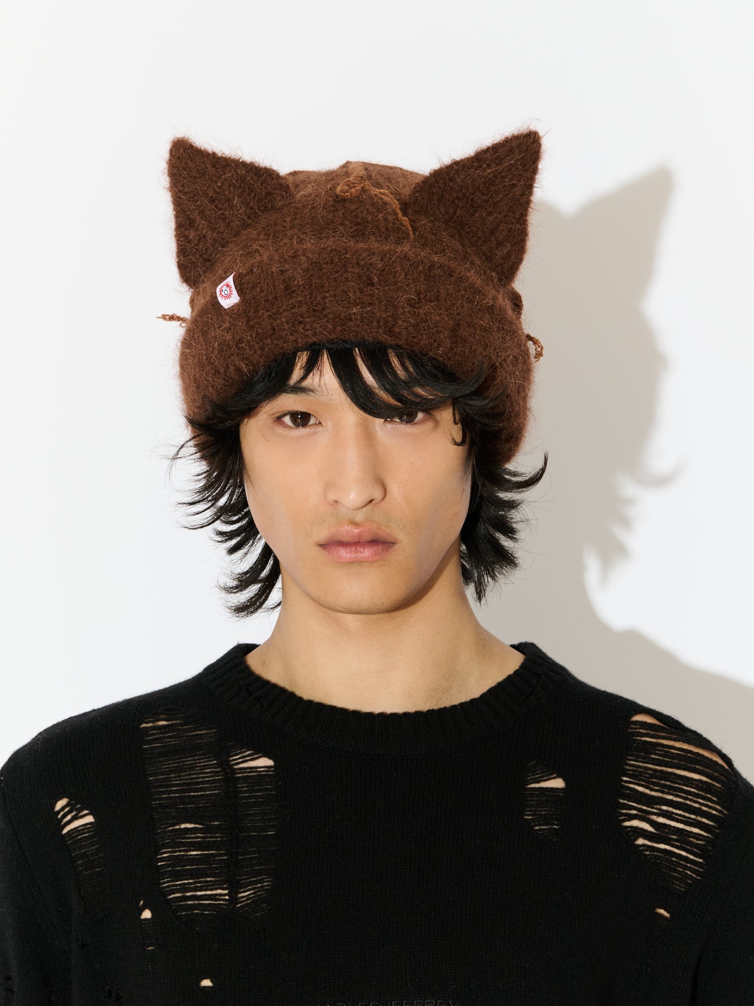 ALPACA CHUNKY EARS BEANIE EXCLUSIVE IN BLACK - Image 43