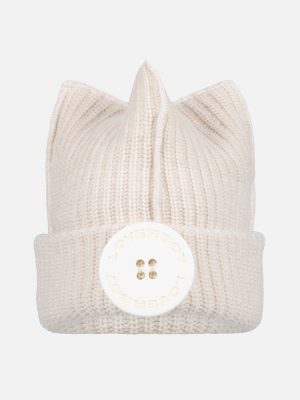 BOX BEANIE IN ECRU