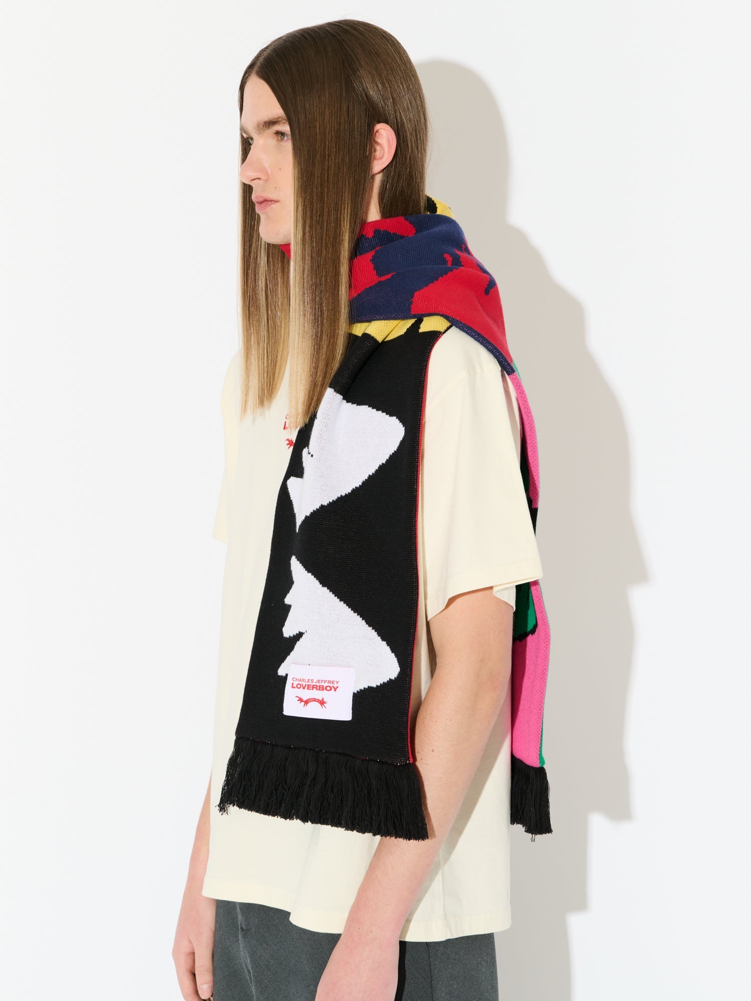 FOOTBALL SCARF IN MULTI - Image 4