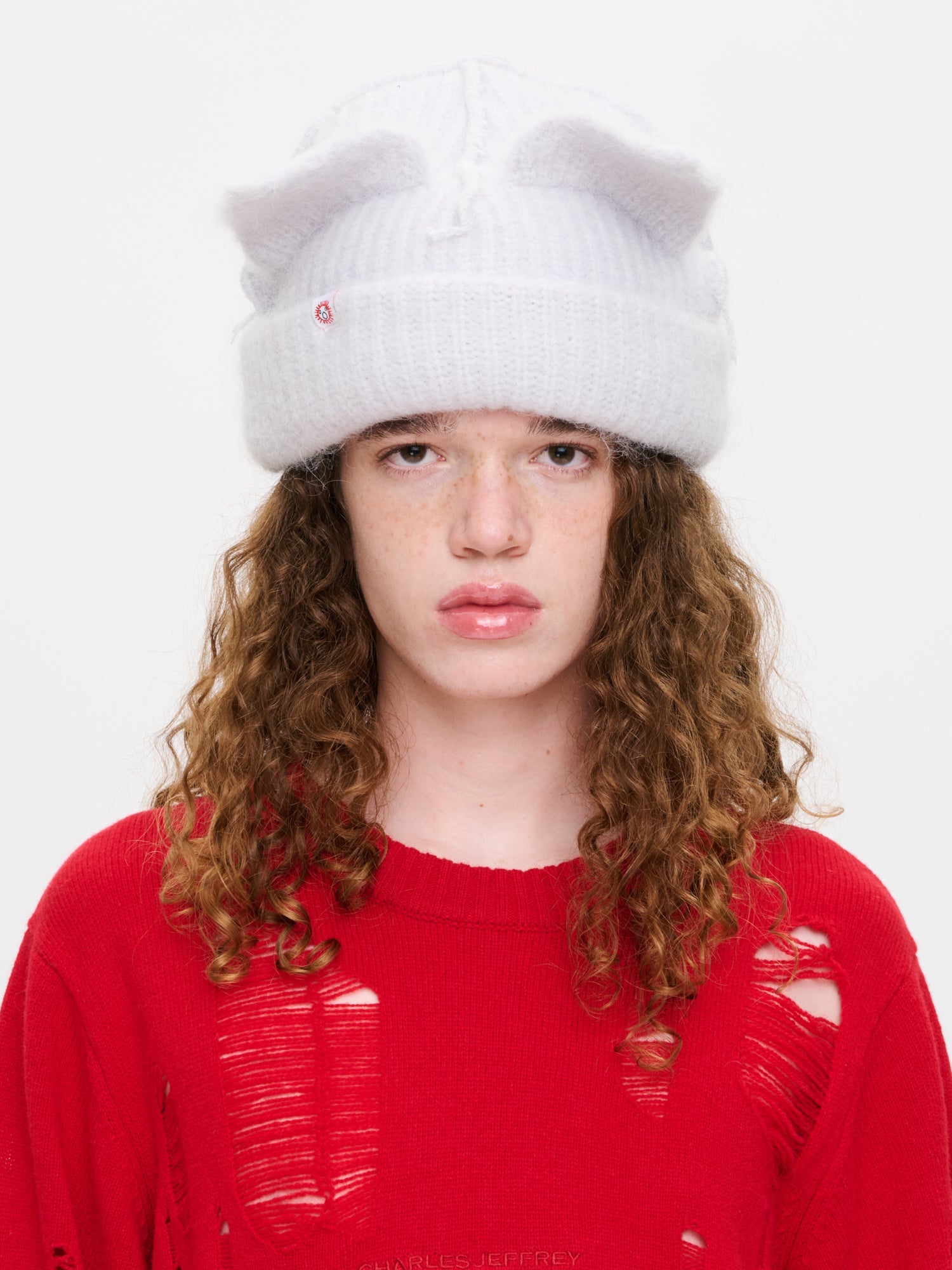 ALPACA CHUNKY EARS BEANIE EXCLUSIVE IN BLACK - Image 8