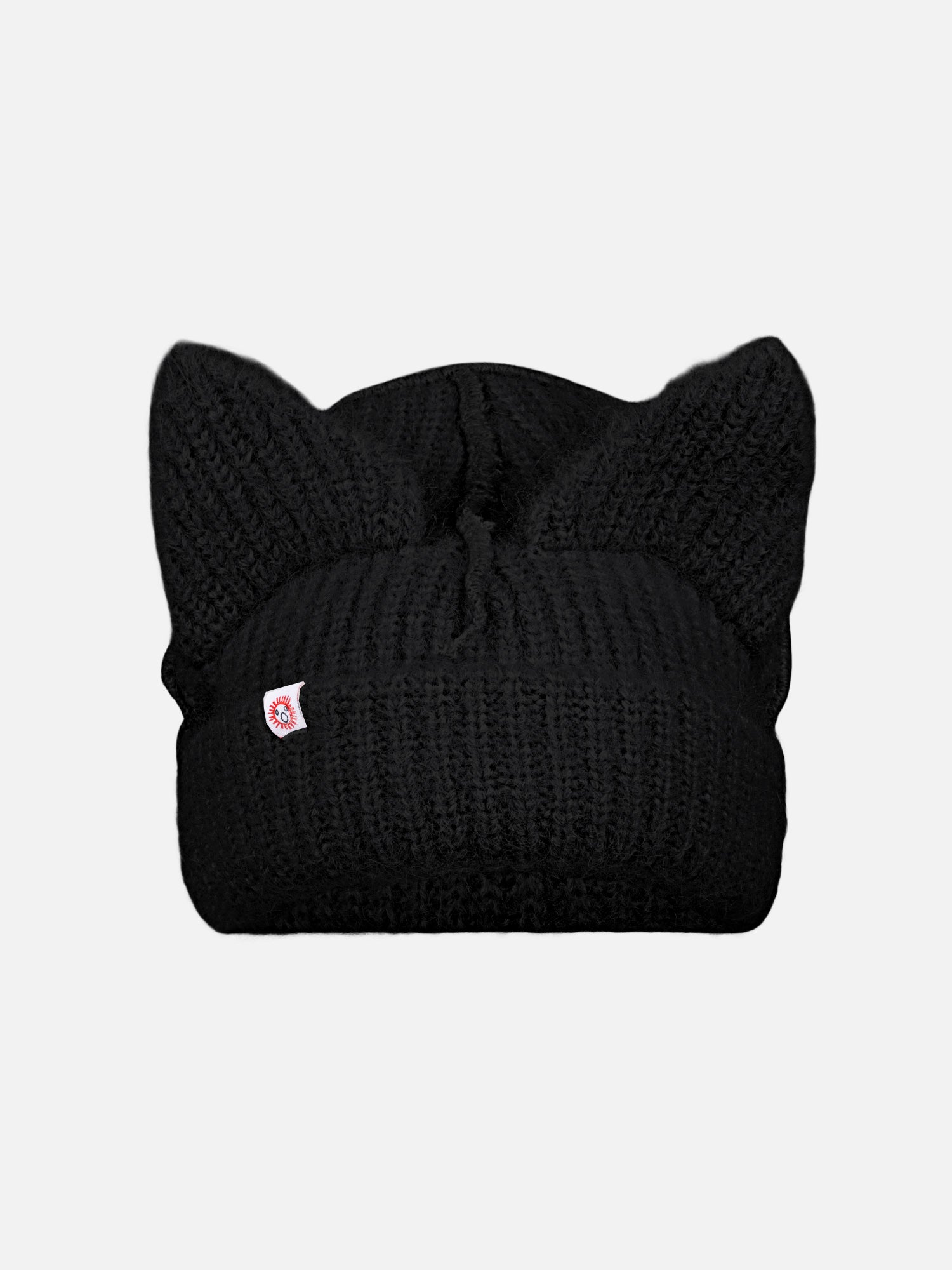 ALPACA CHUNKY EARS BEANIE EXCLUSIVE IN BLACK