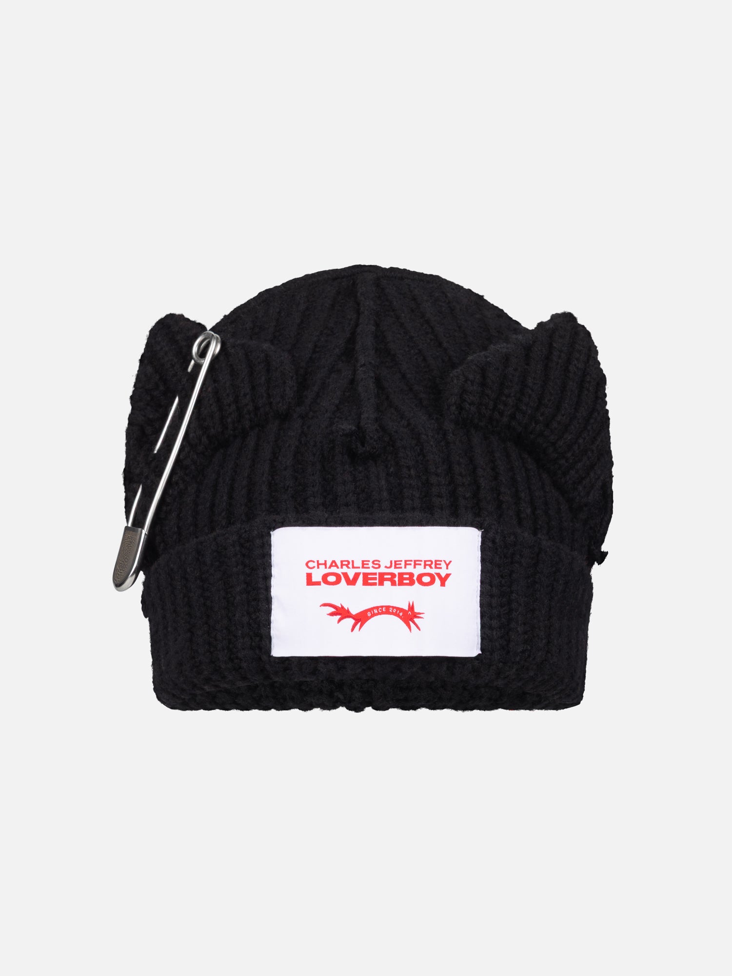 CHUNKY PUNK EARS BEANIE EXCLUSIVE IN BLACK